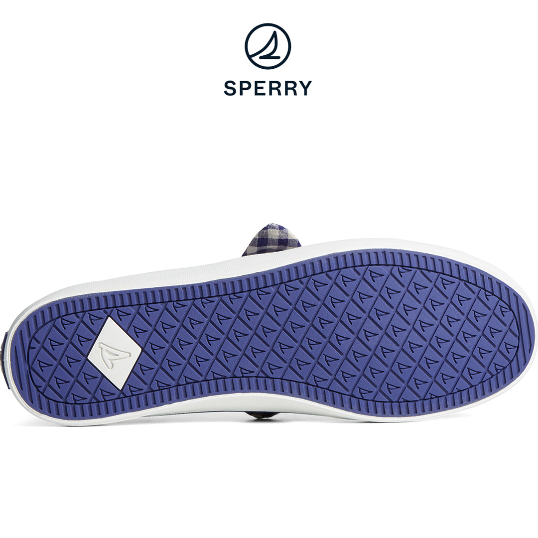 Sperry Women's SeaCycled™ Crest Vibe Gingham Sneaker Blue (STS88726)