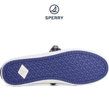 Load image into Gallery viewer, Women&#39;s SeaCycled™ Crest Vibe Gingham Sneaker Blue (STS88726)
