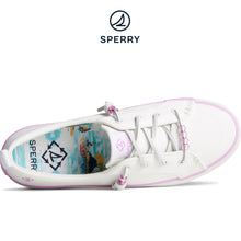 Load image into Gallery viewer, Sperry Women&#39;s Crest Vibe Beaded Platform Canvas Sneaker White (STS88735)
