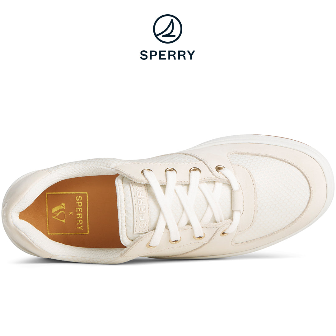 Sperry x WhoWhatWear Women's FreePort Sneaker White (STS88746)