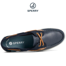 Load image into Gallery viewer, Sperry Women&#39;s Coatfish 2-Eye Embossed Collar Navy (STS88766)
