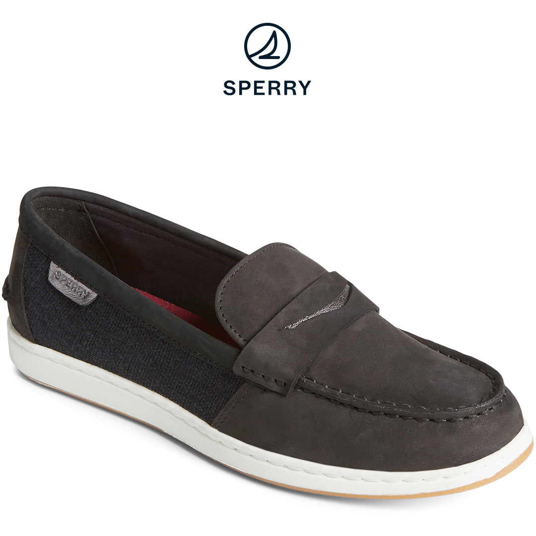 Sperry Women's Coastfish Loafer Black (STS88767)