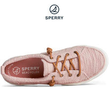 Load image into Gallery viewer, Sperry Women&#39;s SeaCycled™  Pier Wave Slub Jacquard Sneaker Blush (STS88802)
