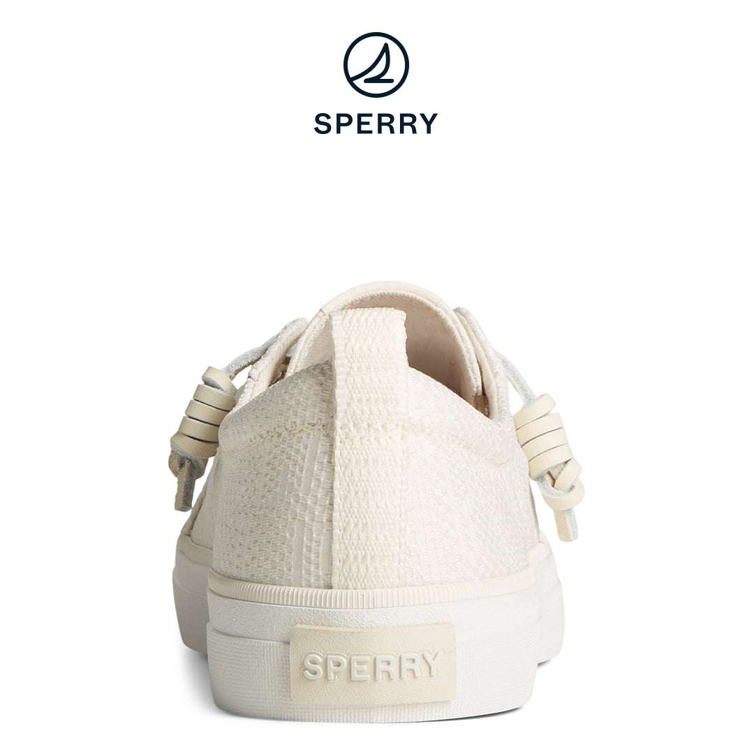 Sperry Women's SeaCycled™ Crest Vibe Jacquard Sneaker Off White (STS88904)