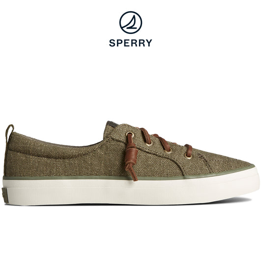 Sperry Women's SeaCycled™ Crest Vibe Baja Sneakers - Olive (STS88907)