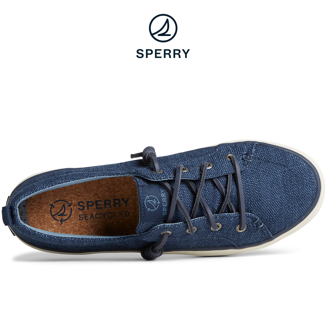 Sperry Women's SeaCycled™ Crest Vibe Baja Sneakers - Blue (STS88910)