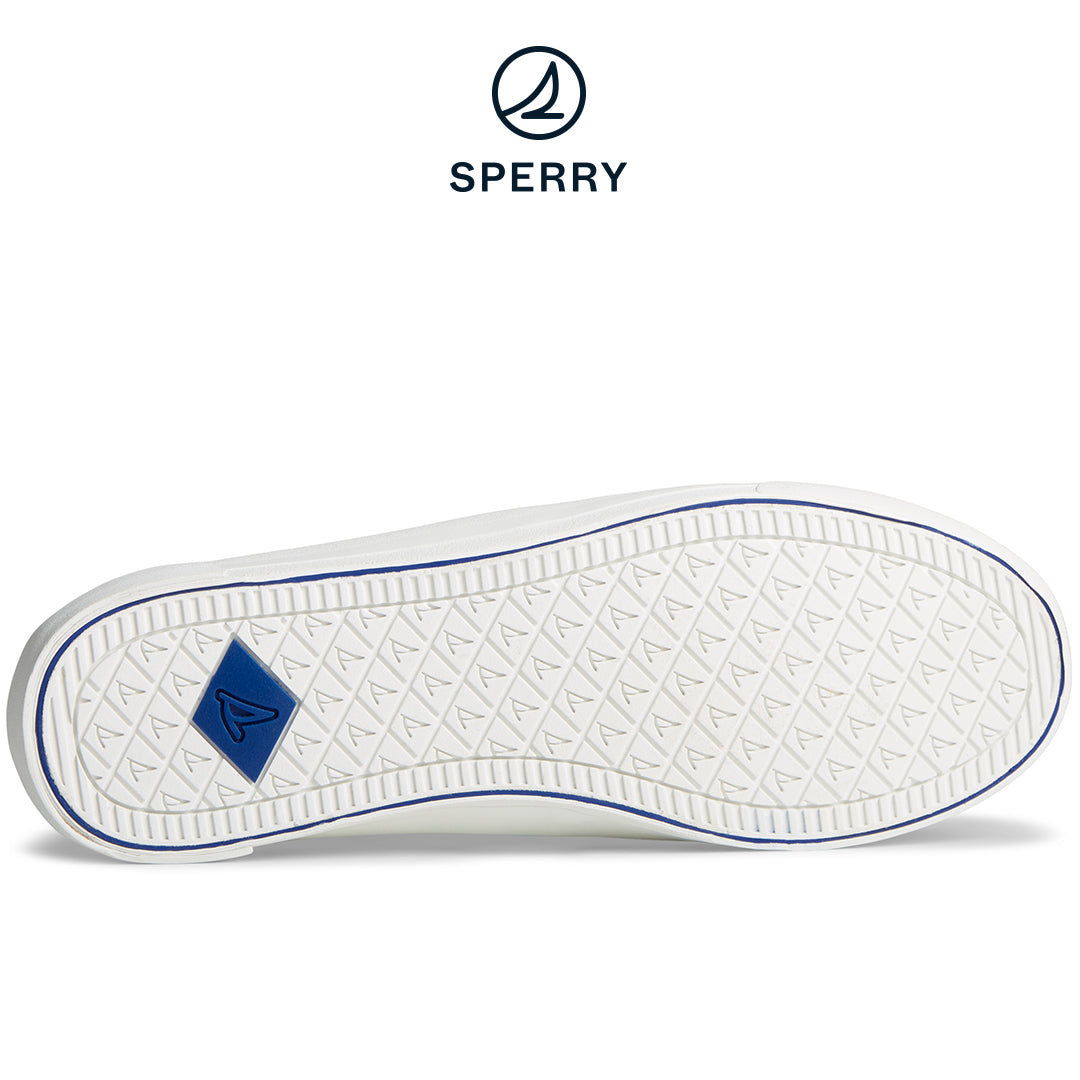 Sperry Women'S Seacycled™ Crest Seaburst Sneaker White/Navy (STS89021)