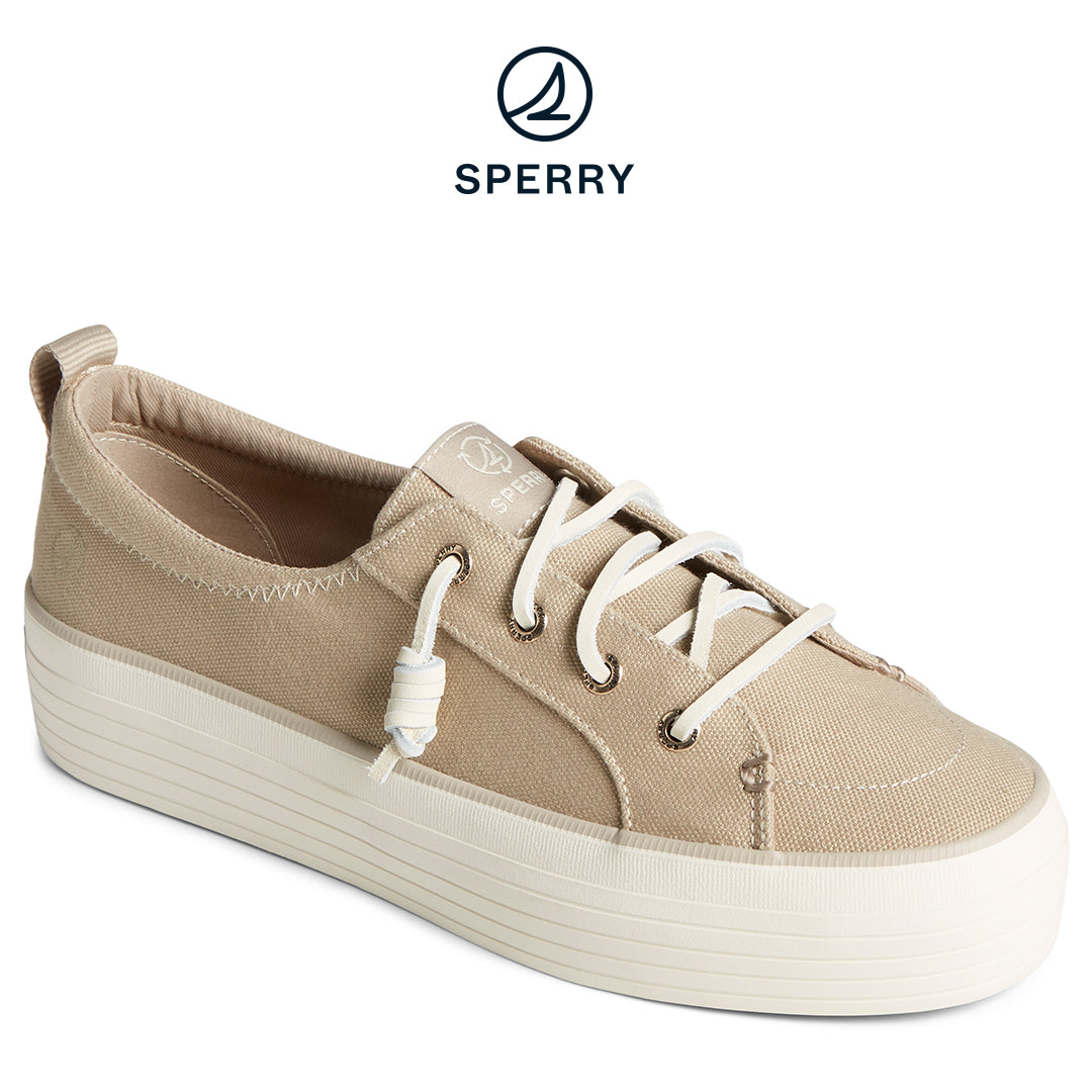 Sperry Women's SeaCycled™ Crest Vibe Platform Sneaker Brown (STS89042)