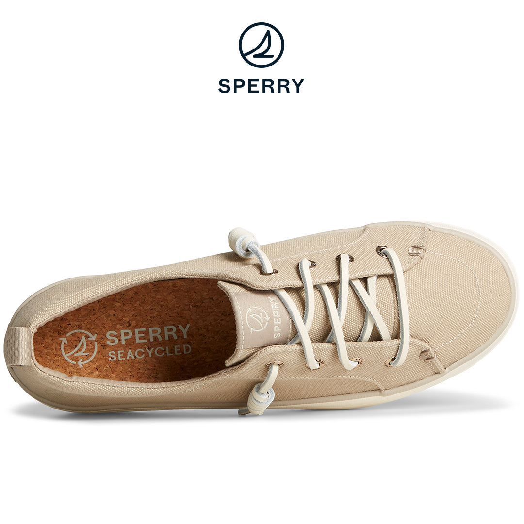 Sperry Women's SeaCycled™ Crest Vibe Platform Sneaker Brown (STS89042)