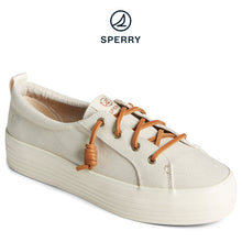 Load image into Gallery viewer, Sperry Women&#39;s SeaCycled™ Crest Vibe Platform Sneaker OffWhite (STS89043)
