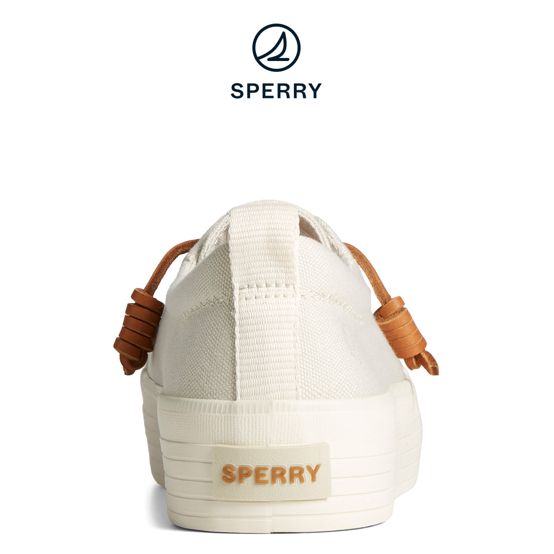 Sperry Women's SeaCycled™ Crest Vibe Platform Sneaker OffWhite (STS89043)