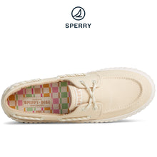Load image into Gallery viewer, Sperry Women&#39;s SeaCycled™  Pier Wave Platform Resort Boat Sneaker Cream (STS89067)
