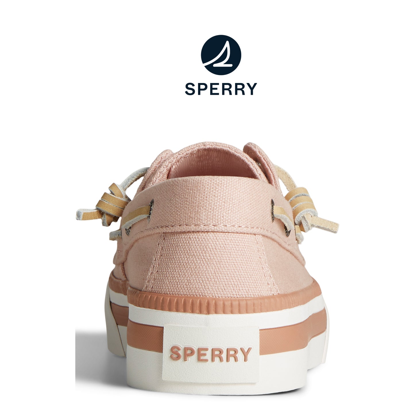 Sperry Women's SeaCycled™ Bahama 3.0 Platform Textile Sneaker Pink (STS89123)
