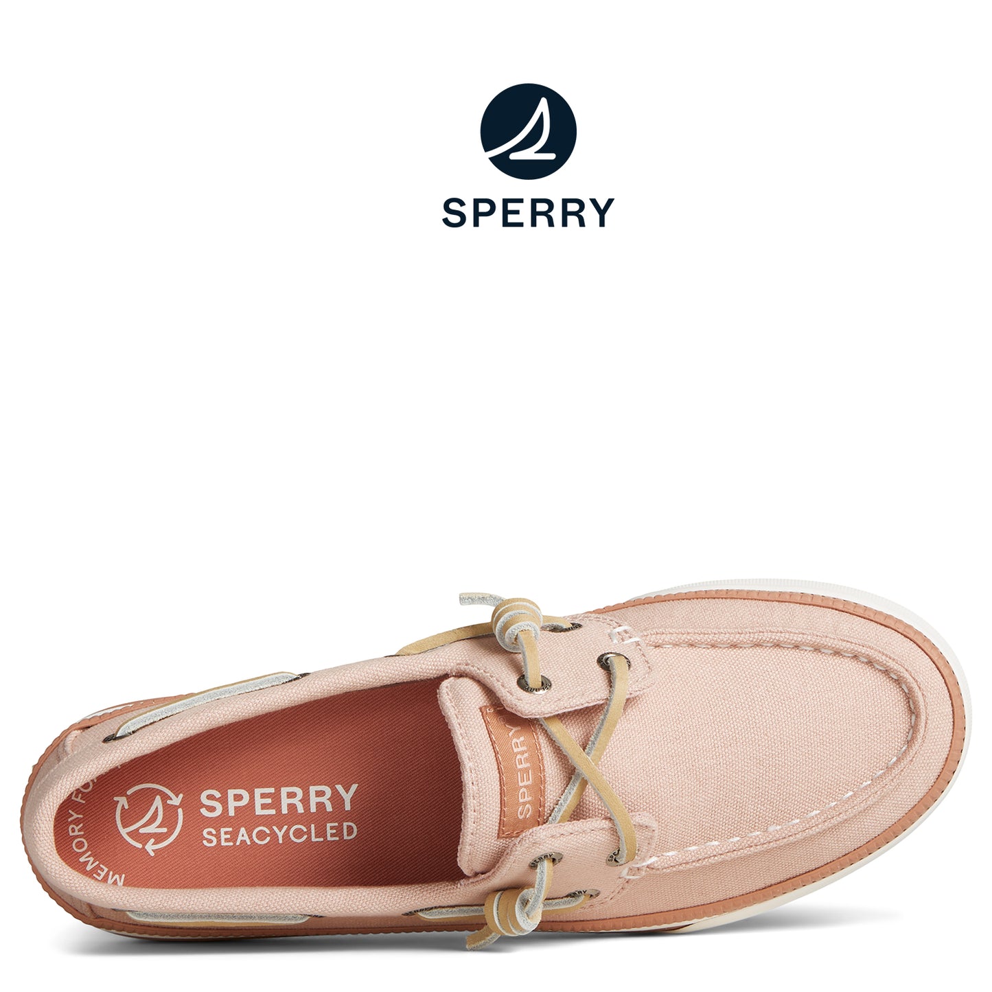 Sperry Women's SeaCycled™ Bahama 3.0 Platform Textile Sneaker Pink (STS89123)