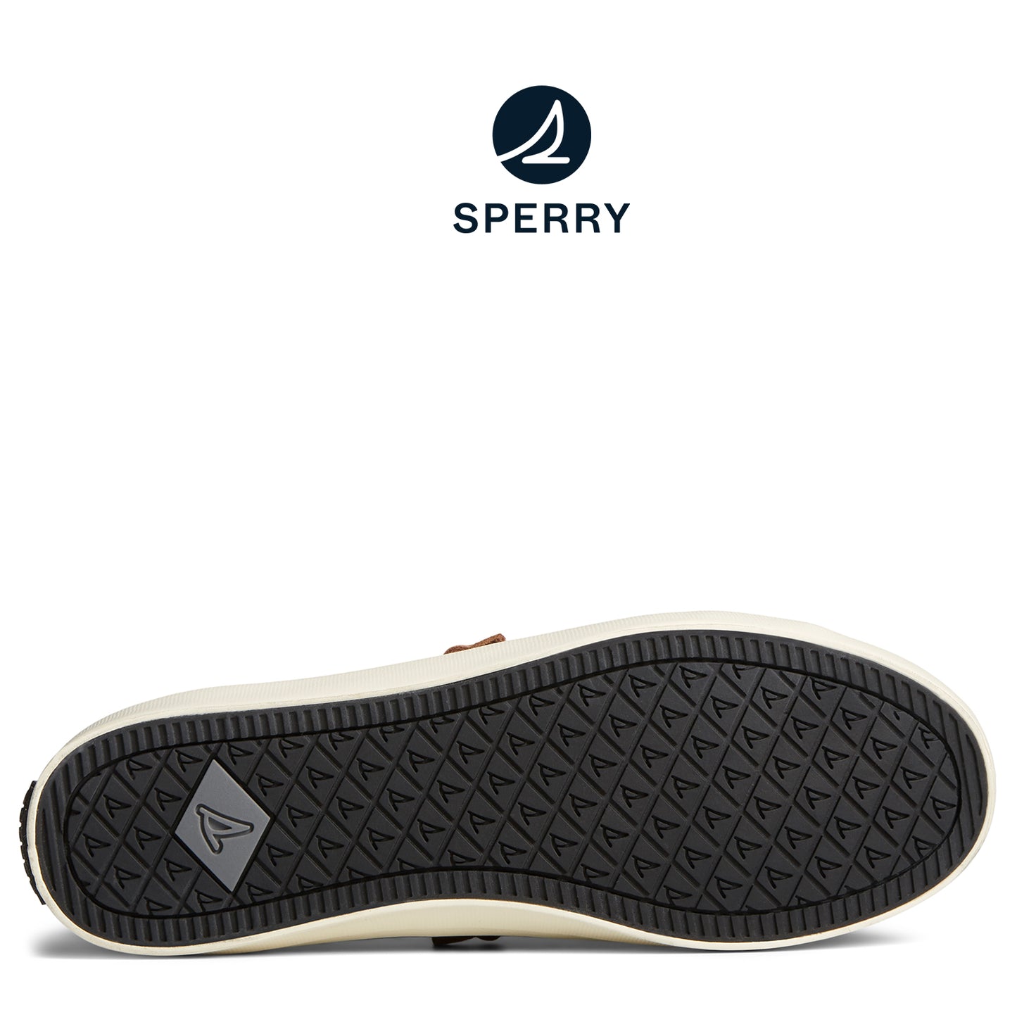 Sperry Women's SeaCycled Crest Vibe Two-Tone Sneaker Black (STS89305)