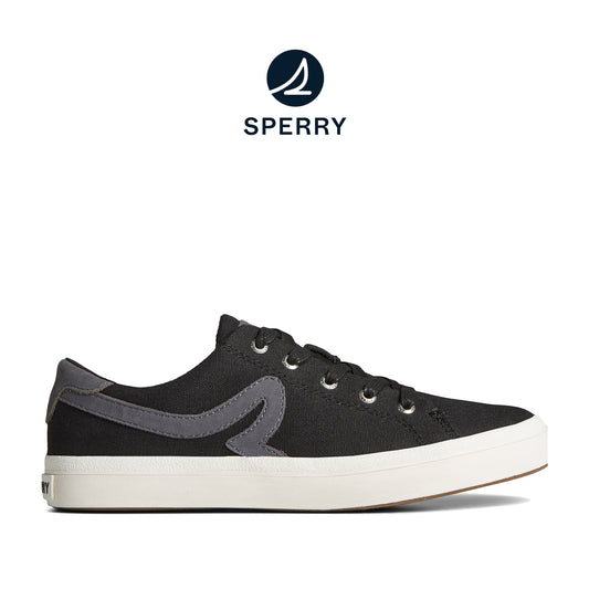 Sperry Women's SeaCycled™ Sandy Canvas Sneakers - Black (24F004320)