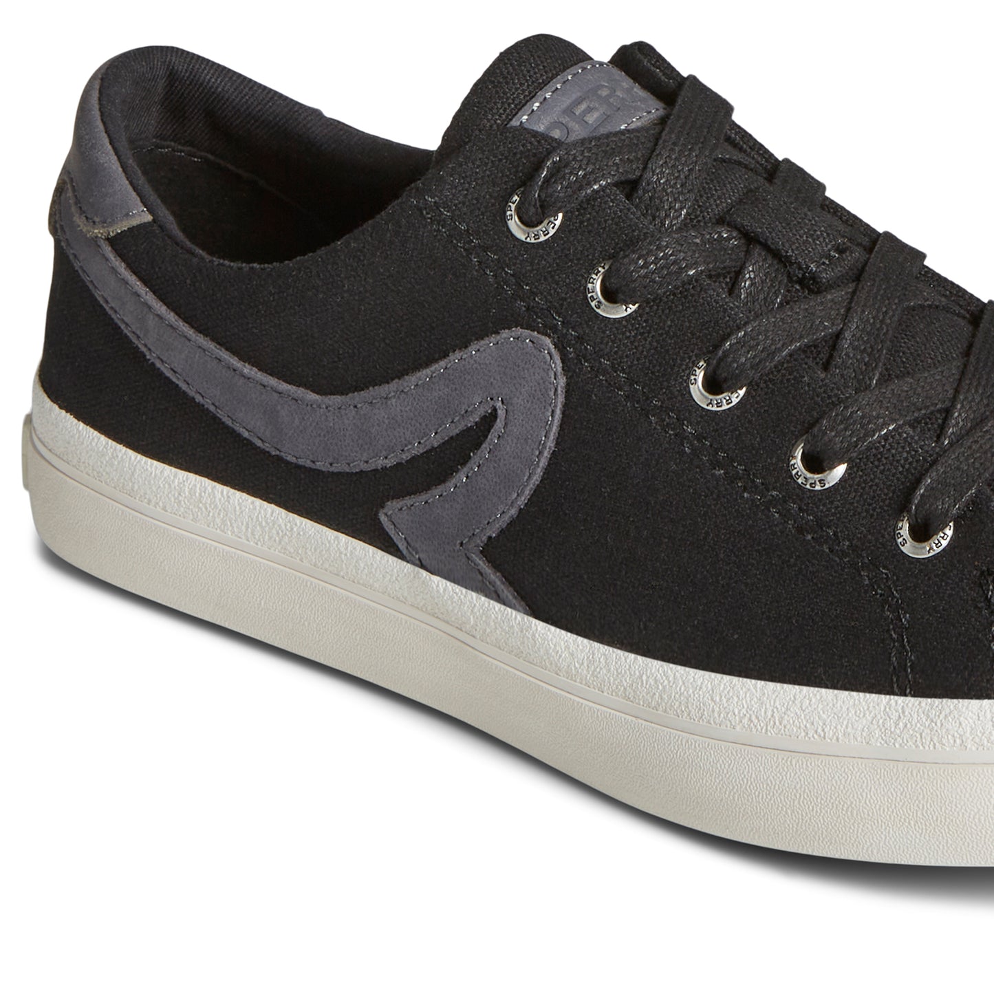 Sperry Women's SeaCycled™ Sandy Canvas Sneakers - Black (24F004320)