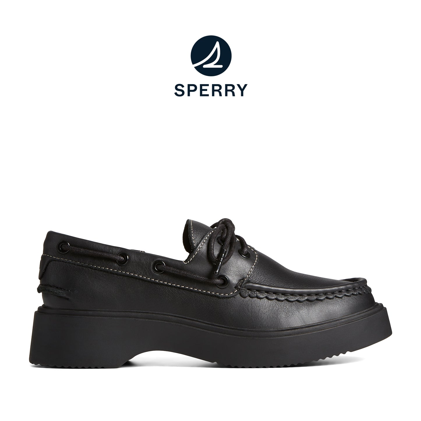 Sperry Women's Bayside Boat Shoes Topsider - Black (24F003820)