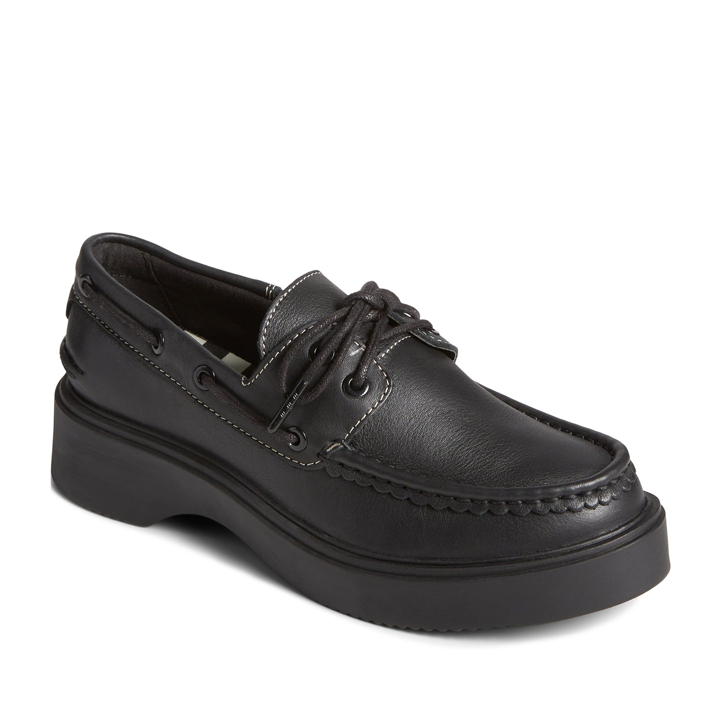 Sperry Women's Bayside Boat Shoe Black (STS89363) – Complex