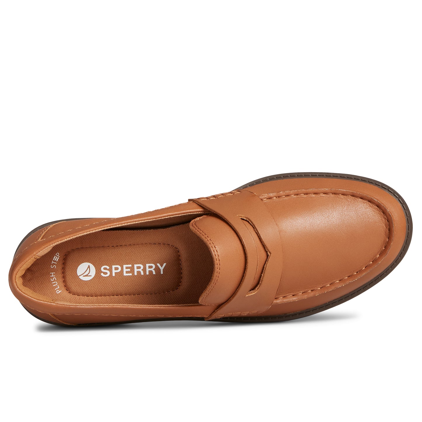Sperry Women's Wells Penny Boat Shoes Topsider - Tan (STS894560)