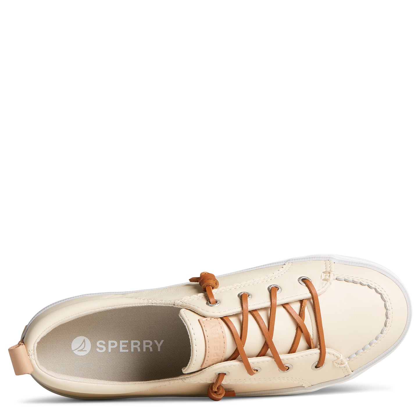 Sperry Women's Crest Vibe Platform Sneaker Bone (STS89602)