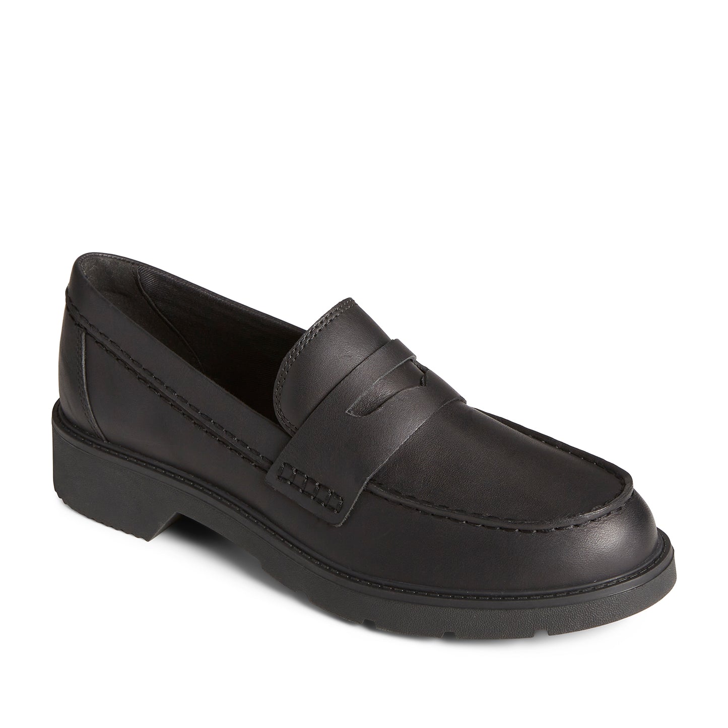 Sperry Women's Wells Penny Boat Shoes Topsider - Black (STS896050)