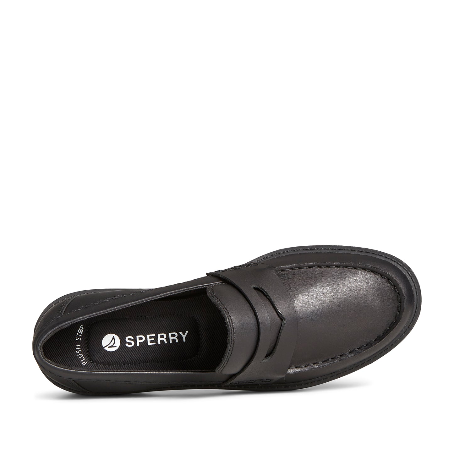 Sperry Women's Wells Penny Boat Shoes Topsider - Black (STS896050)