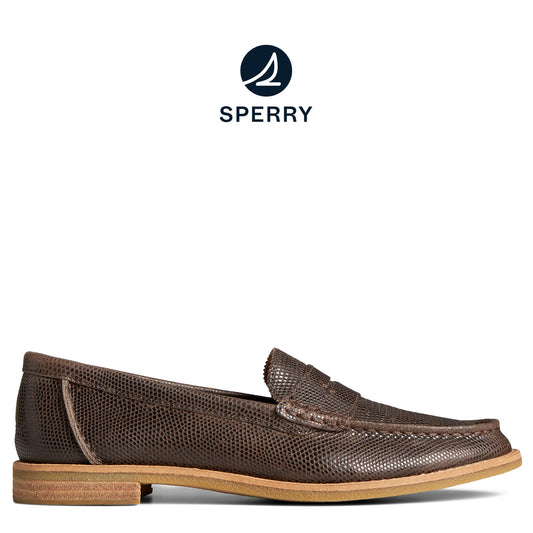 Sperry Women's Seaport Casual Penny Loafers - Brown (STS89634)