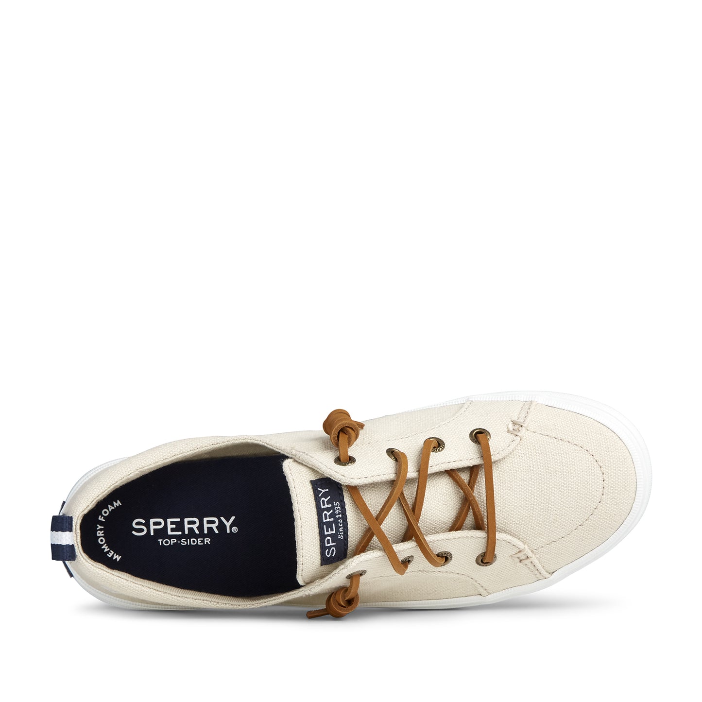 Sperry Women's Crest Vibe Boat Sneakers - Oat (L139340470)