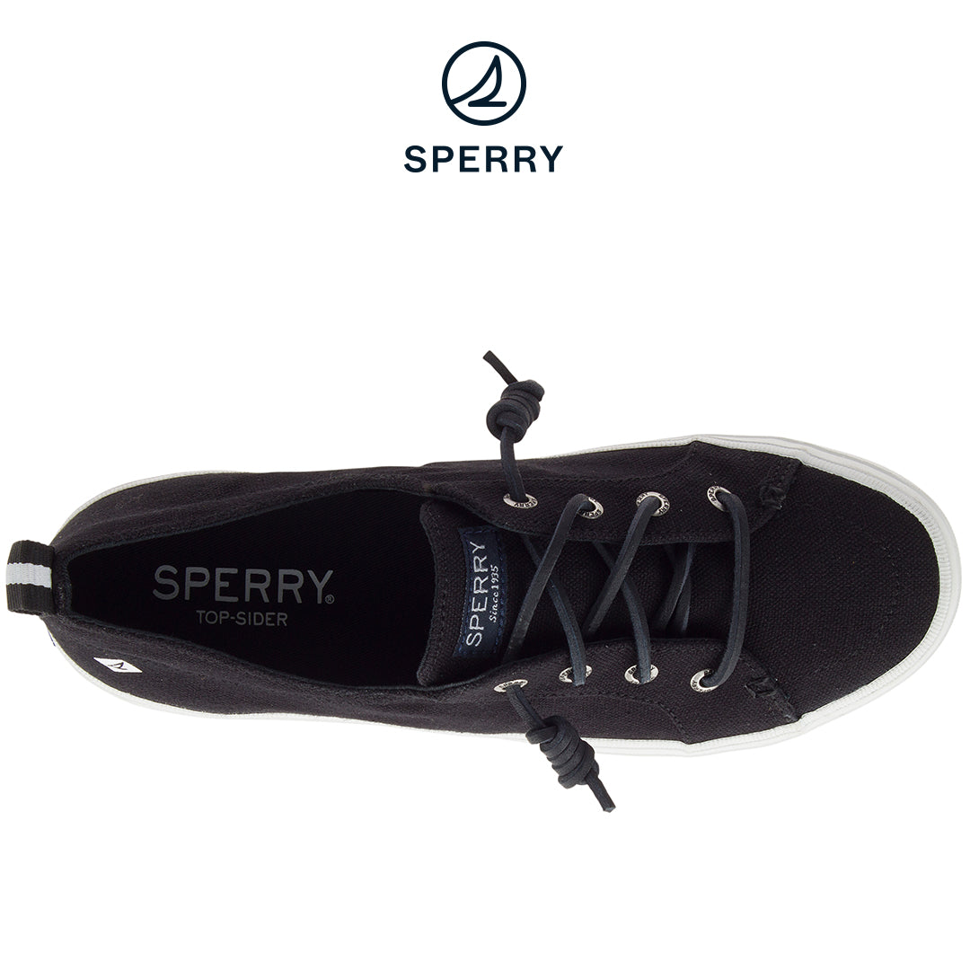 SPERRY Women's Crest Vibe Sneaker - Black (STS99251)