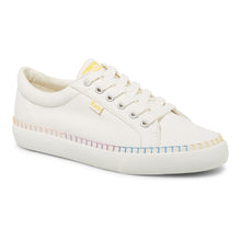 Load image into Gallery viewer, Keds Women&#39;S Jump Kick Whipstitch Foxing Canvas Lace Up Sneaker Cream (WF66305) 
