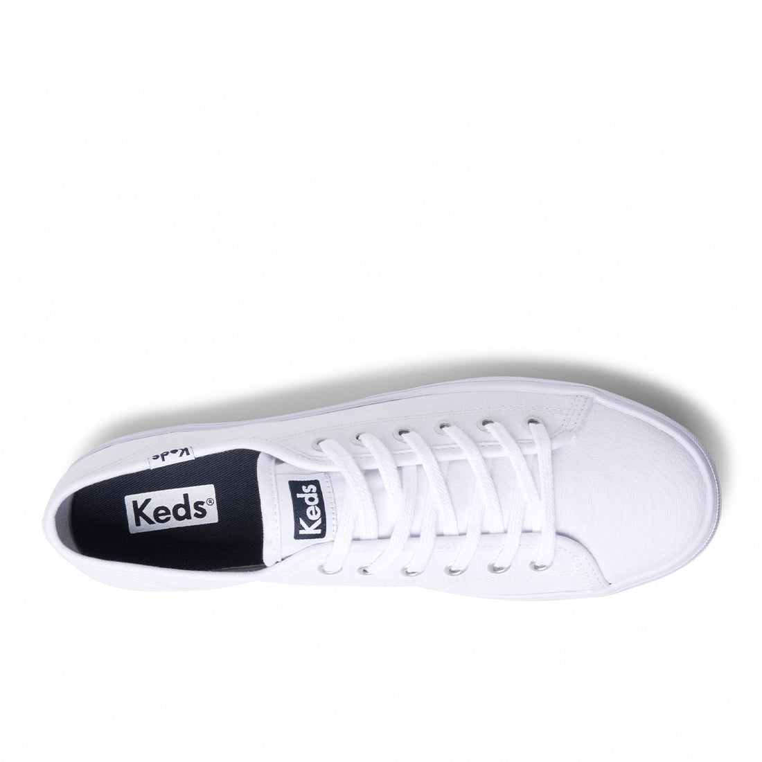 Keds Women's Backspin Canvas--Wht-White (WF66560)