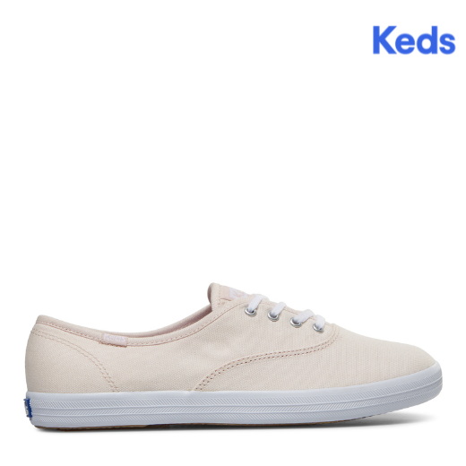 Keds Women's Champion Seasonal Canvas Sneaker Light Pink (WF66868)
