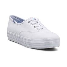 Load image into Gallery viewer, Women&#39;s The Platform Canvas Sneaker White (WF67070)
