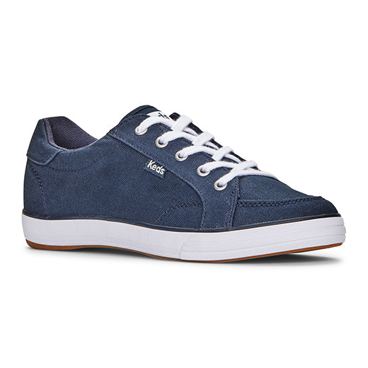 Keds Women's Center Iii Canvas Sneaker Navy (Wf67537)