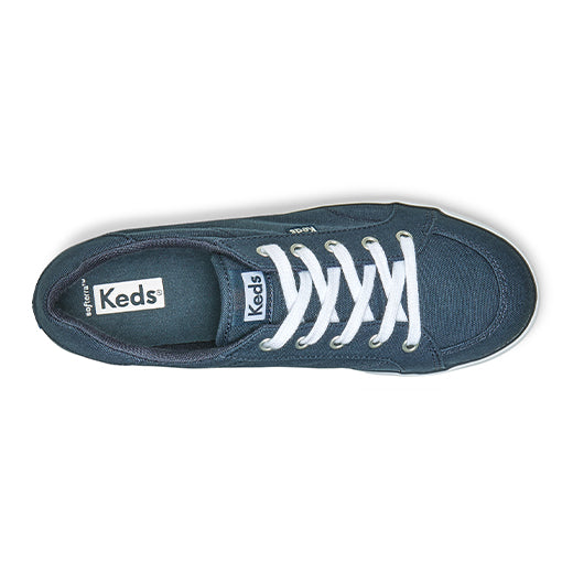 Keds Women's Center Iii Canvas Sneaker Navy (Wf67537)