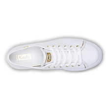Load image into Gallery viewer, Women&#39;s Triple Up Canvas Piping--Wtgd-White/Gold
