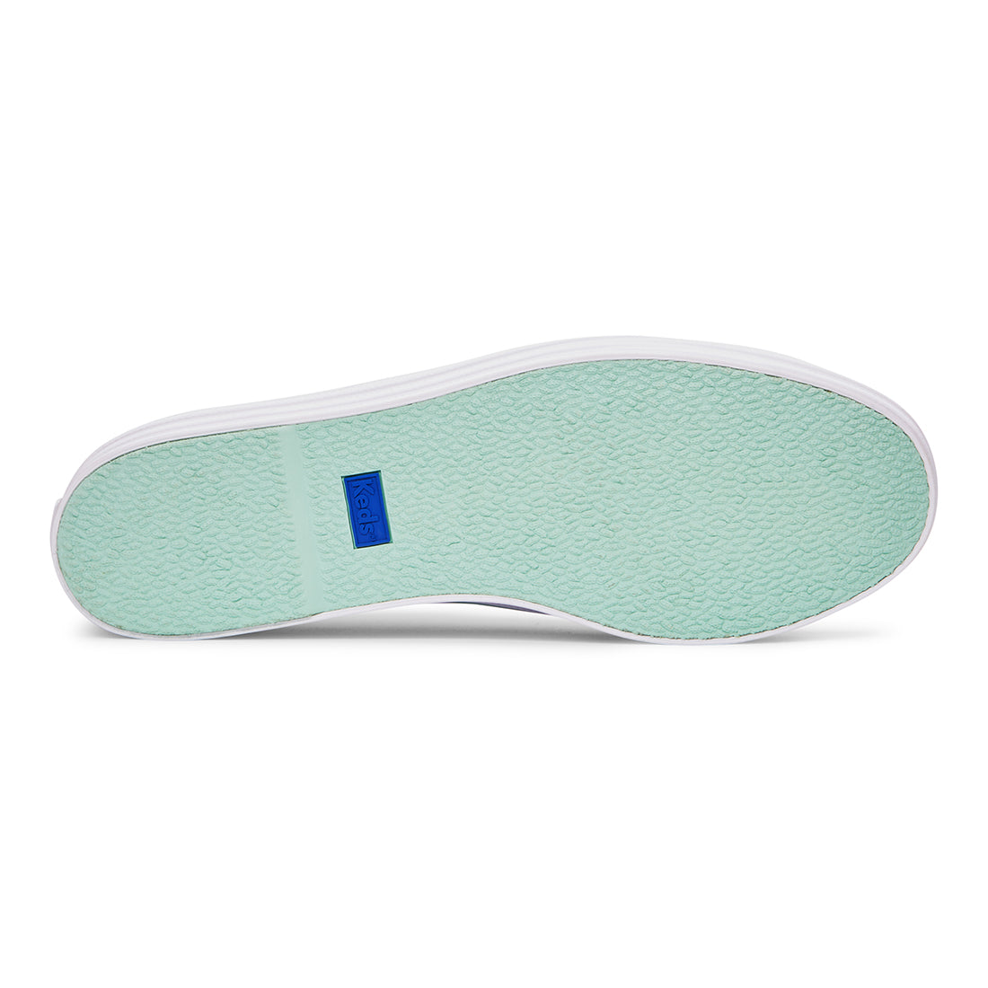 Keds Women's Triple Up MB Piping Sneaker White/Green (WF67695)
