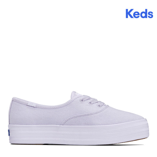 Keds Women's Point Canvas Sneaker Lilac (WF67725)