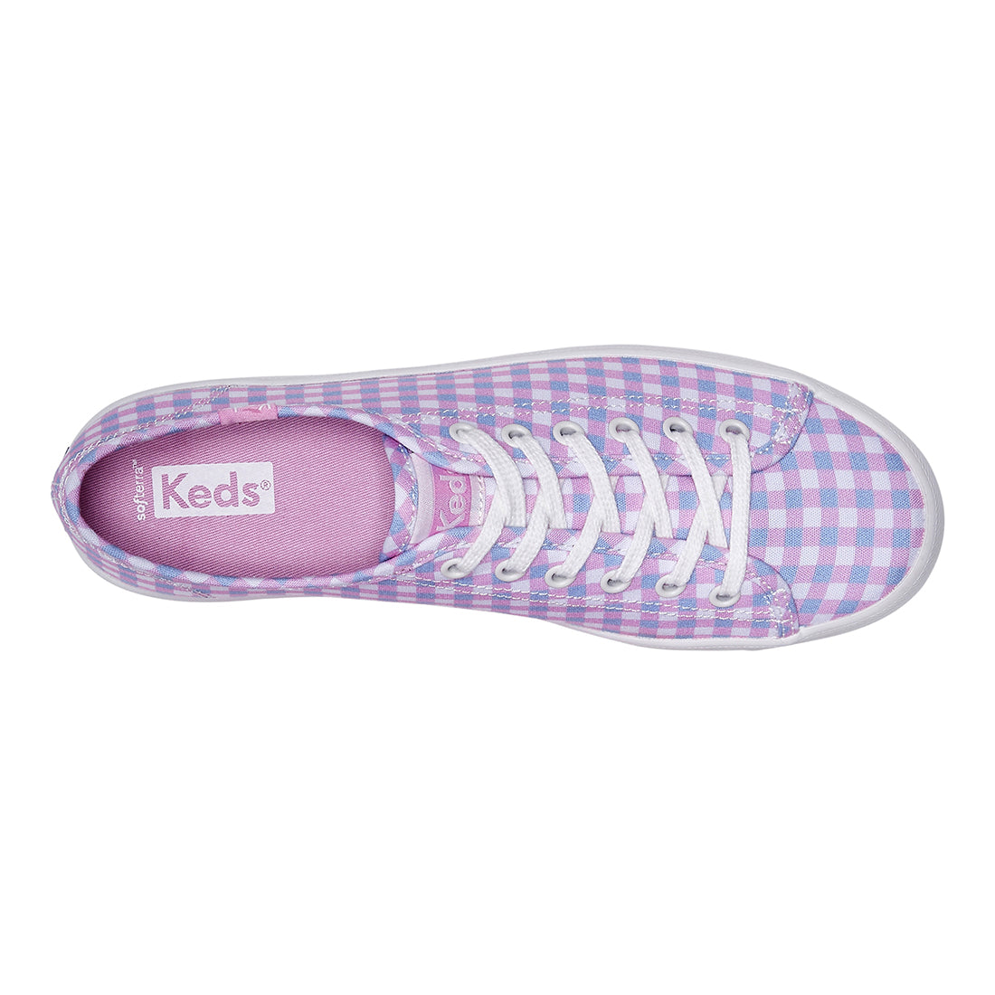 Keds Women's Kickstart Canvas Gingham Sneaker (WF67772)