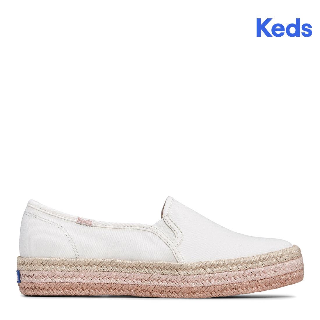 Keds Women's Triple Decker Jute Foxing White (WF67832)