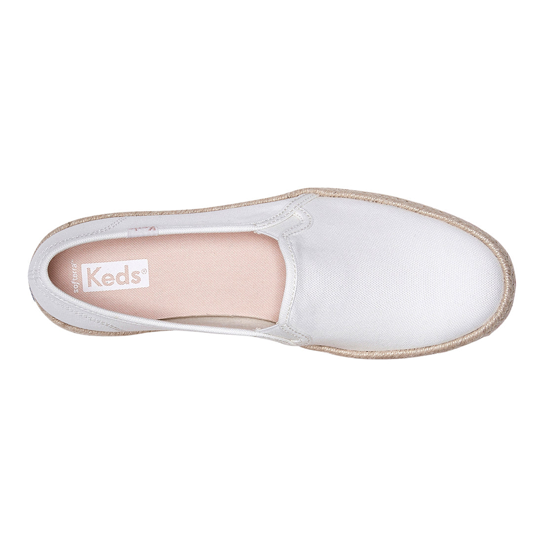Keds Women's Triple Decker Jute Foxing White (WF67832)