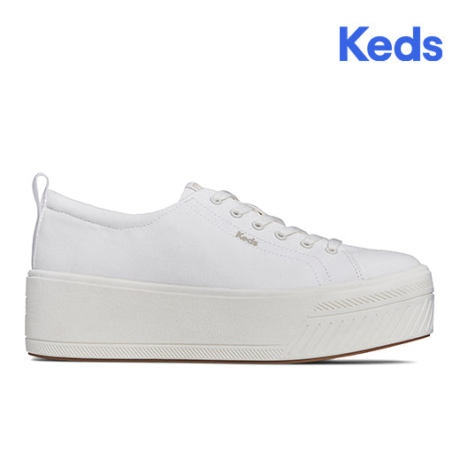 Keds Women's Platform Skyler Canvas Sneaker White (WF67873)
