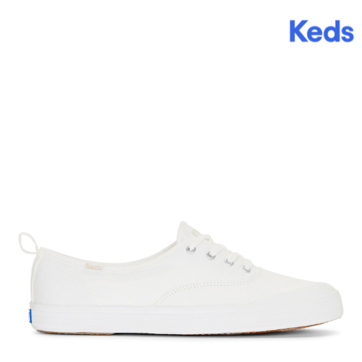 Keds Women's Champion Toe Cap Canvas  Sneaker White (WF67877)