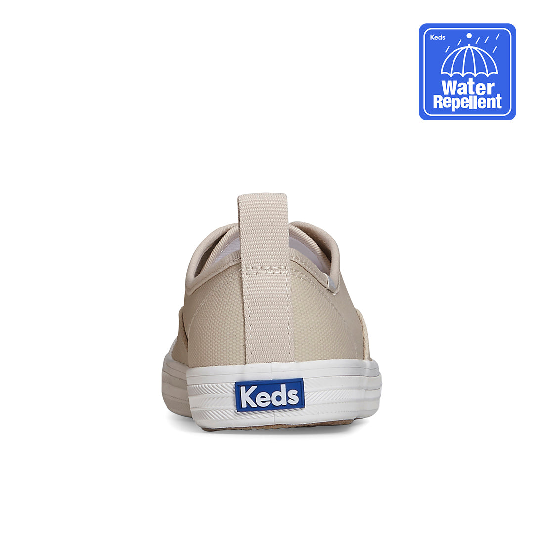 Keds Women's Champion Toe Cap Splash Twill SMU Beige  (WF67985)
