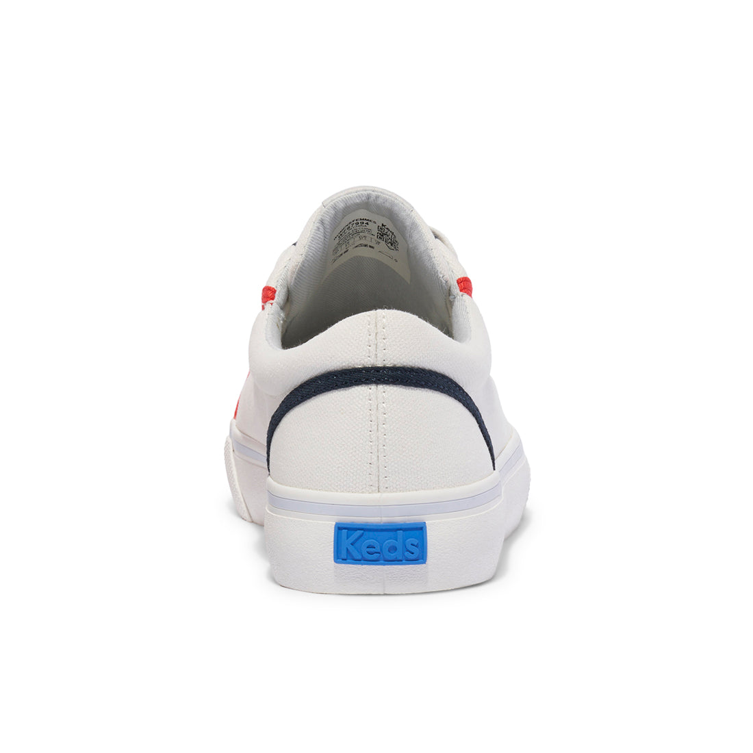 Keds Women's  Jump Kick Canvas Pop Binding White/Red  (WF67994)