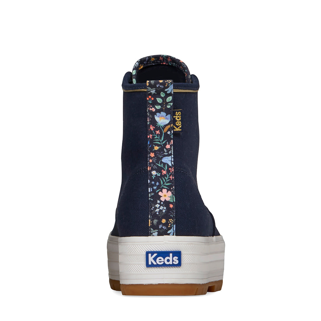 Keds Women's The Platform Mid Lug RPC Bramble Fields Navy (WF68049)