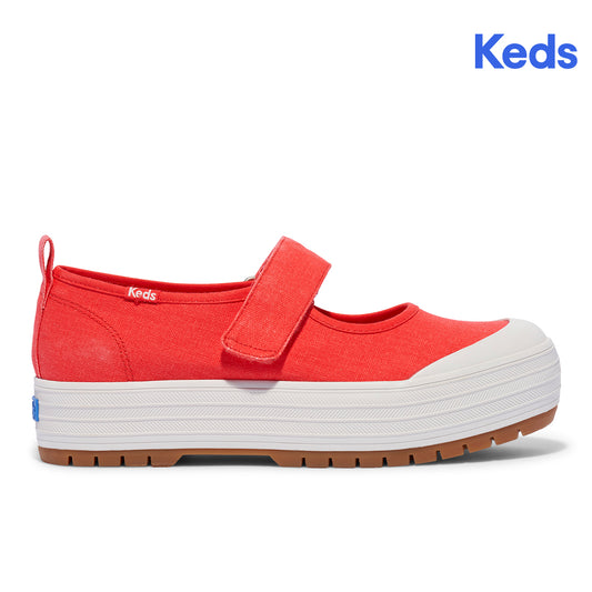 Keds Women's  Keds Mary Jane Canvas Red  (WF68129)