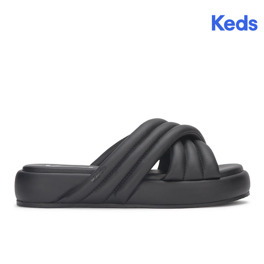 Keds Women's Hailey Sandal Black/Black (WF68325)