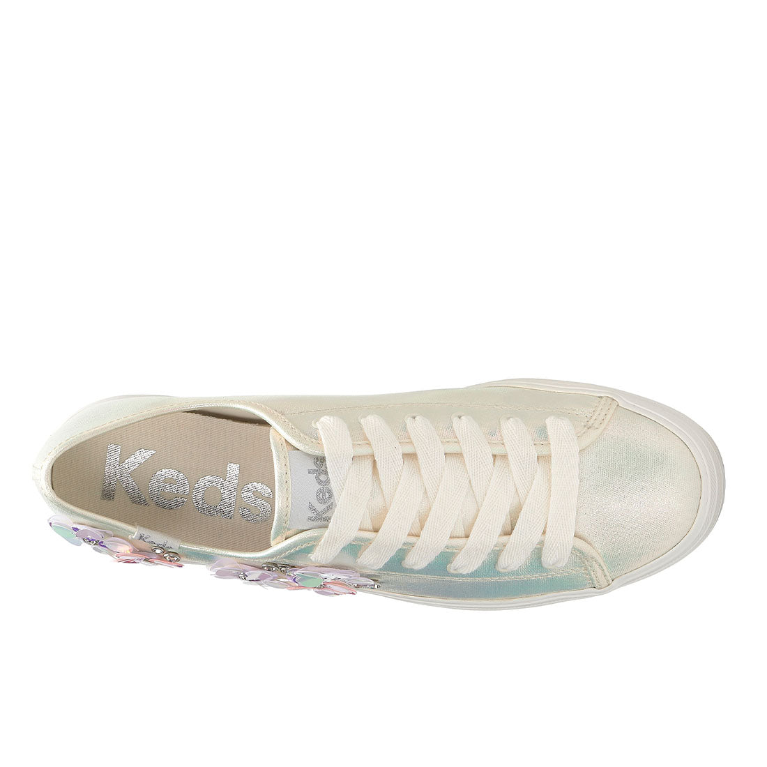 Keds Women's Triple Kick Canvas Digi Femme Snow White (WF68434)